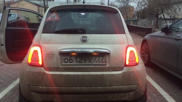 Работа диодной оптики Fiat 500 2015+ смотреть онлайн