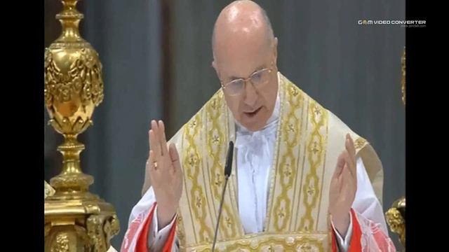 Pope Benedict XVI 2012 celebrates a mass in St. Peter's Basilica at the Vatican смотреть онлайн