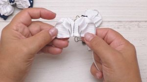 Школьные бантики из репсовых лент DIY Cute Bows