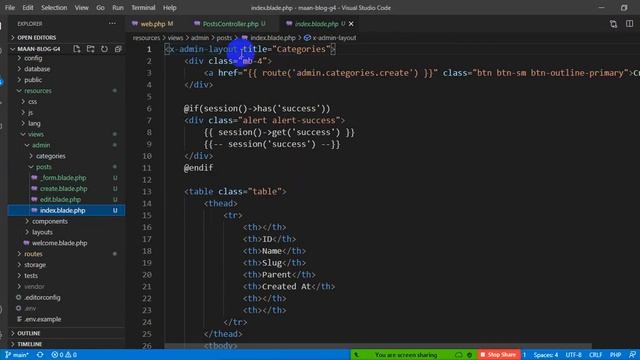 05a Route Groups and Resource Controllers смотреть онлайн