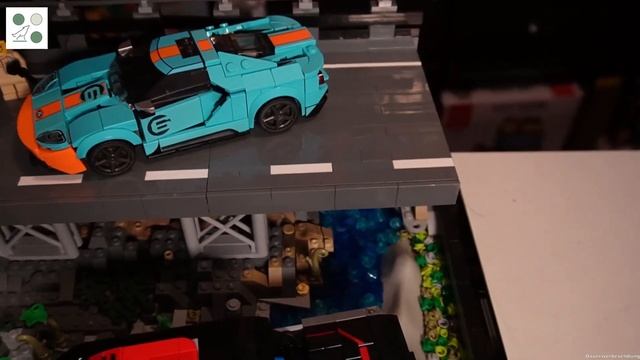 LEGO® 76905 Ford GT & Bronco R + Led's Und Diorama | Stefan´s Car Garage | Klemmbaustefan