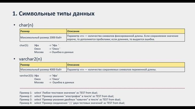 #3. Основные типы данных | Основы SQL смотреть онлайн