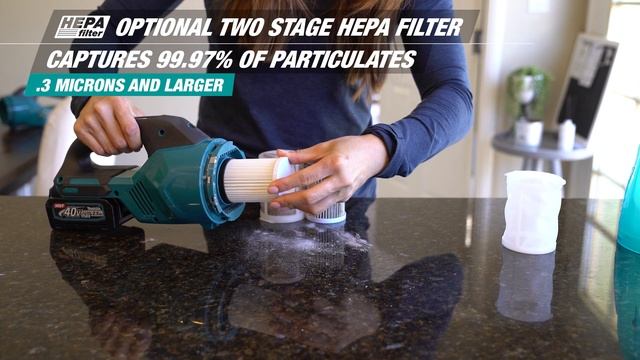 Makita 40V XGT Compact Vacuum - GLC01 смотреть онлайн