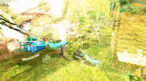 Купили газонокосилку MAKITA ELM 4120 / We bought a lawn mower MAKITA ELM 4120