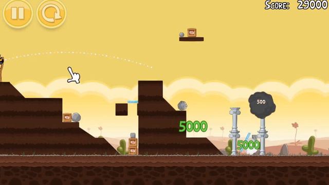 Angry Birds Classic v2.0.2 level 3-13 (Poached Eggs) смотреть онлайн