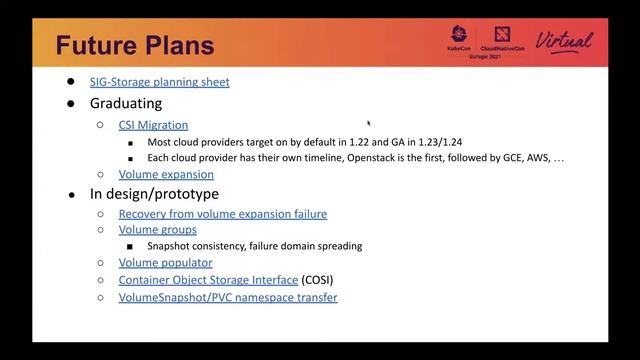 Kubernetes SIG-Storage Intro And Update - Xing Yang, VMware & Jan Šafránek, Red Hat