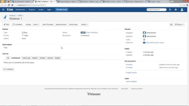 JIRA 6.2 & Git Essentials - Webinar Recording смотреть онлайн