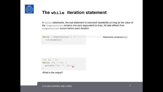 3 3 Flow control and loops смотреть онлайн