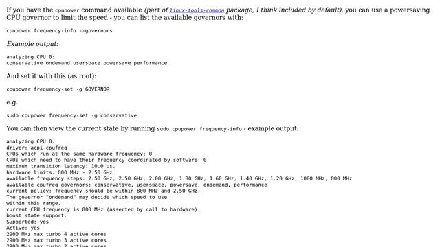 Ubuntu: Respect BIOS-specified CPU speed without kernel patches, etc. in 14.04 смотреть онлайн