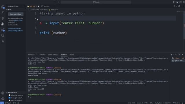 Input Function In Python Programming Language | Beginner Tutorials