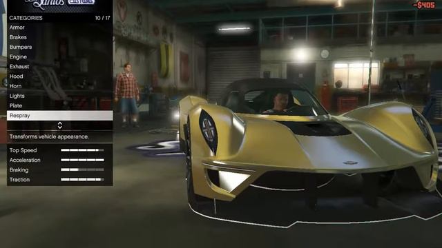 GTA 5 Dewbauchee Vagner customization and test drive! смотреть онлайн