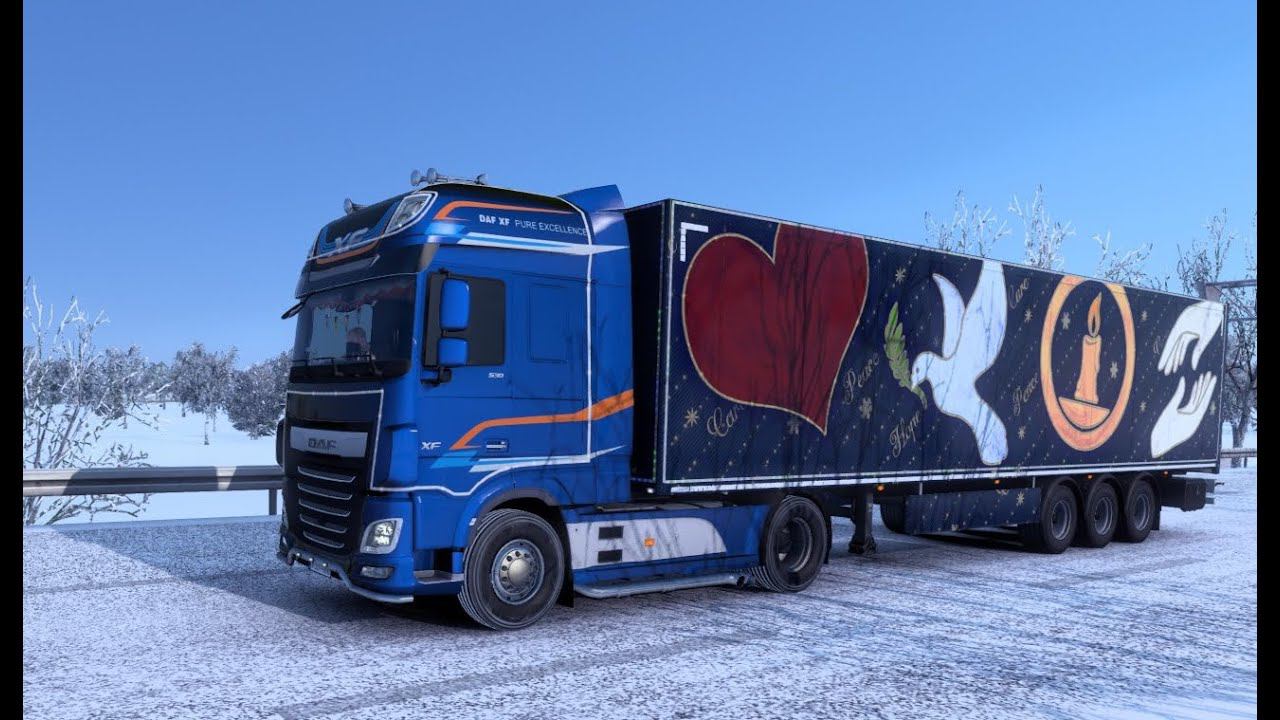 [ETS 2] DAF XF 2022 with Animated passengers mod смотреть онлайн