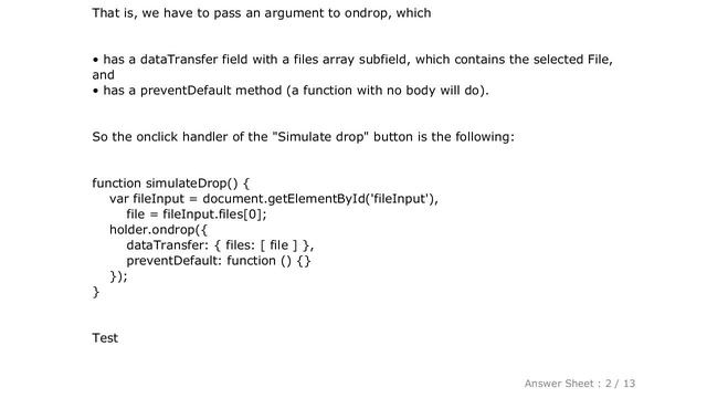 jQuery : Simulate drop file event смотреть онлайн