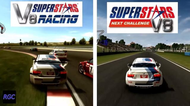 Superstars V8 Racing vs Superstars V8 Racing Next Challenge - BMW M3 E90 Graphics & Sound Compariso смотреть онлайн