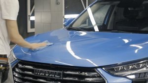 Как наклеить полиуретановую пленку Brontero на капот Haval Jolion