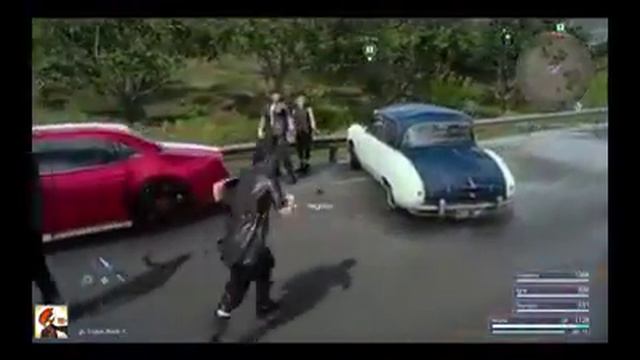 Final Fantasy XV: Noctis car crash смотреть онлайн