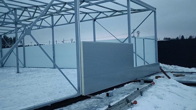 Ангар из сэндвич панелей смотреть онлайн