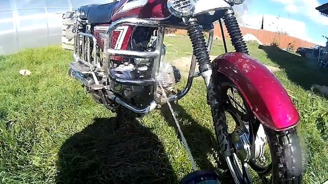 Мою мопед Альфа после грязевого продубаса смотреть онлайн