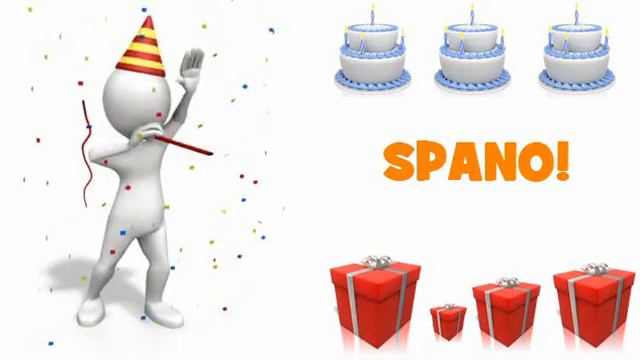 HAPPY BIRTHDAY SPANO! смотреть онлайн