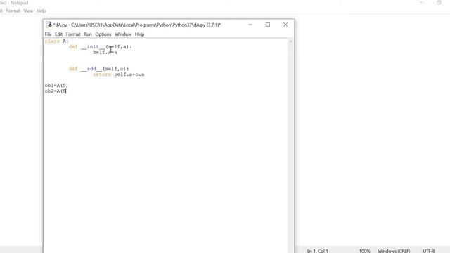 Operator Overloading Example in Python смотреть онлайн
