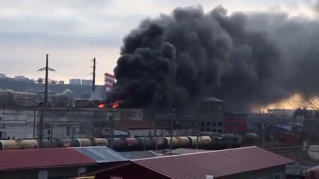 Пожар на мясокомбинате Туапсе смотреть онлайн