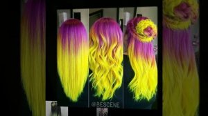 Красивые Цветные Волосы))