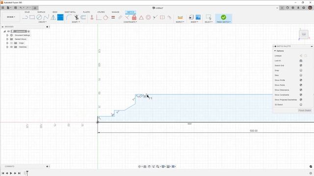 Fusion 360 Quick Tip | How To Auto Scale Sketches with First Dimension | #Fusion360 #cad смотреть онлайн