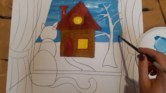 1. Видеоурок "Рисуем на даче" смотреть онлайн