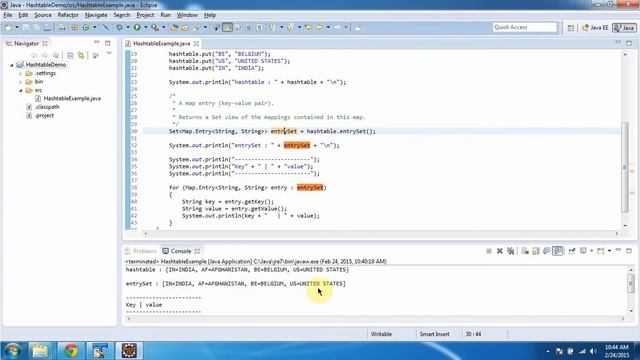 How to get all keys and values from the Hashtable? | Hashtable (entryset) смотреть онлайн