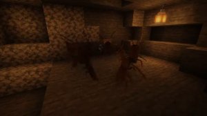 Тараканы танцуют в майнкрафте