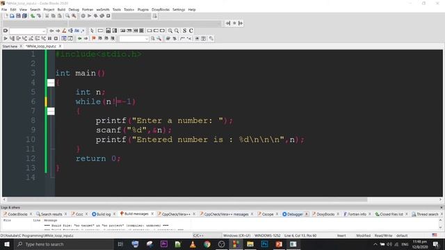 How to take multiple input using while loop in c смотреть онлайн