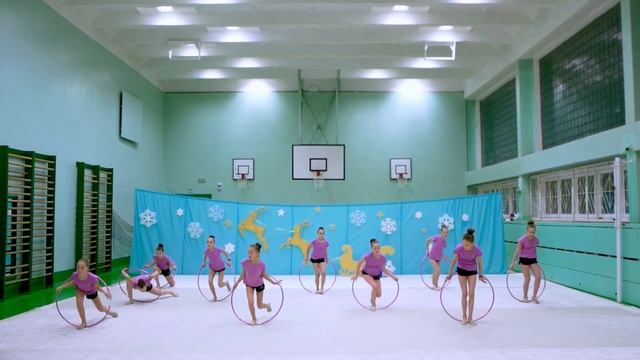 Зимняя сказка 2021 - Камелия 8-10 лет УТГ - Тренер Позняк Е. смотреть онлайн