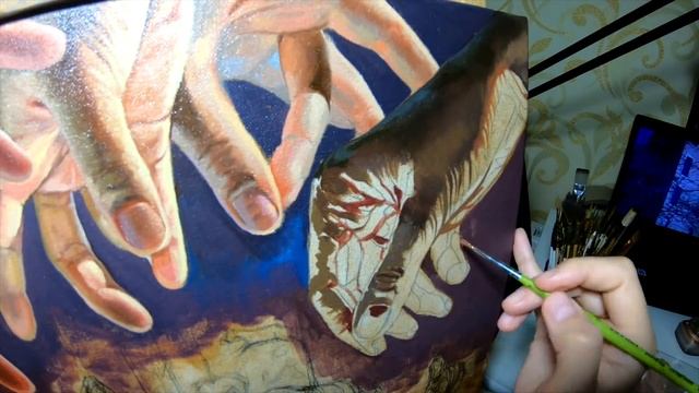 Как я рисую картину маслом. Полное объяснение процесса живописи. Видео урок смотреть онлайн