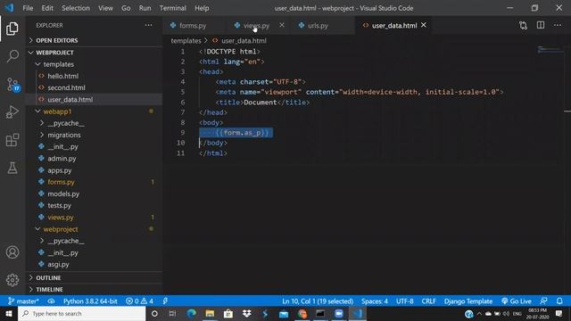 Django forms смотреть онлайн