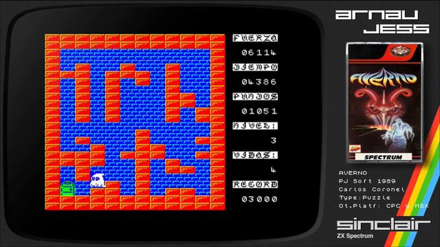 AVERNO Zx Spectrum by PJ SOFT смотреть онлайн