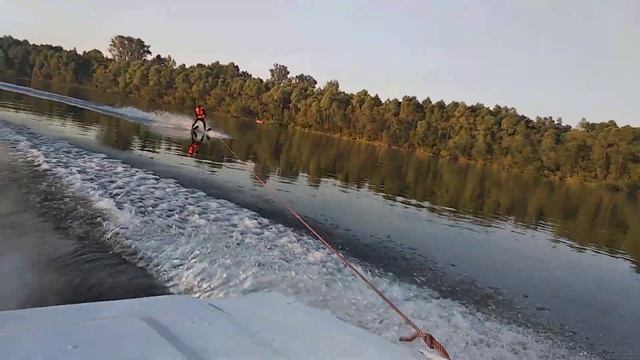 Амур М буксировка воднолыжника смотреть онлайн
