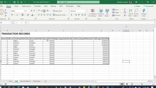 Isomo rya MS Excel Igice cya 3: Excel in Action/ Formulas & Functions part 2. смотреть онлайн