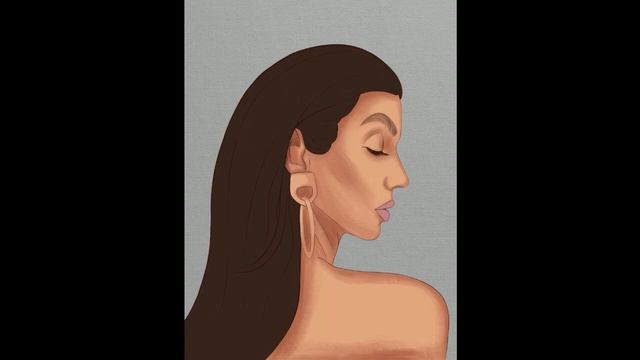 Иллюстрация в стиле масло на холсте в Procreate на iPad 2018. (Имитация стиля масло на холсте) смотреть онлайн