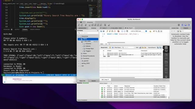 Binary Search Tree to mysql databse example смотреть онлайн