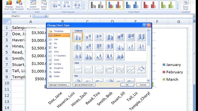 Excel 2007: Working with Charts смотреть онлайн