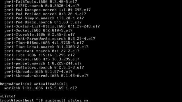Instalación de MariaDB en CentOs7 смотреть онлайн