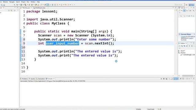 Getting user input using scanner class in java programing | Java tutorial 5 смотреть онлайн