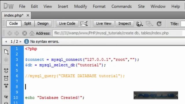 PHP: Creating a database, tables & Inputting data using PHP смотреть онлайн