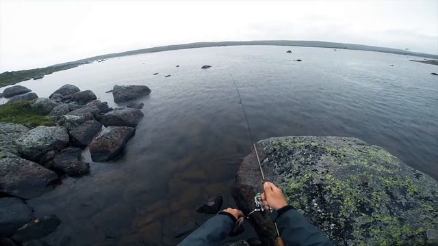 РЫБАЛКА ЗА ПОЛЯРНЫМ КРУГОМ. Красота-то какая вокруг!!! смотреть онлайн