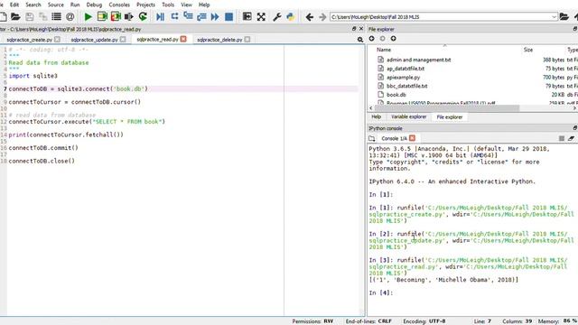SQLite and Python смотреть онлайн