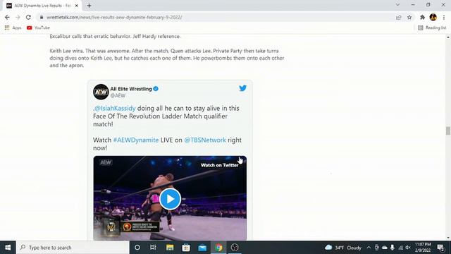 AEW Dynamite Review 2/9/22 Keith Lee and Jay White are All Elite смотреть онлайн