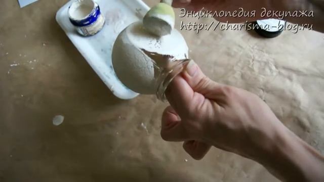 мастер класс  купаж баночка для специй