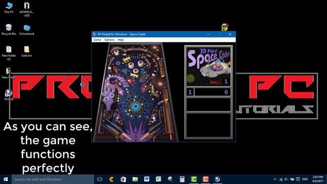 GET 3D PINBALL- WINDOWS 7, 8, 8.1 & 10 смотреть онлайн