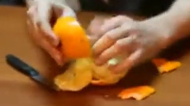 Как сделать свечку из апельсина ??? смотреть онлайн