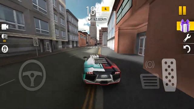 Extreme Car Driving Simulator - New Sports Car Top Speed World Record - Gameplay Android/iOS смотреть онлайн